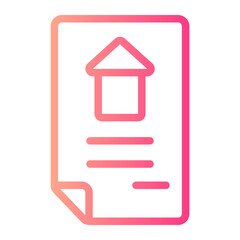 contract gradient icon