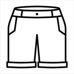 short pants icon vector design template