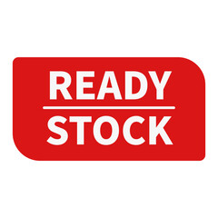 Ready Stock In Red Color And Rounded Rectangle Shape For Business
