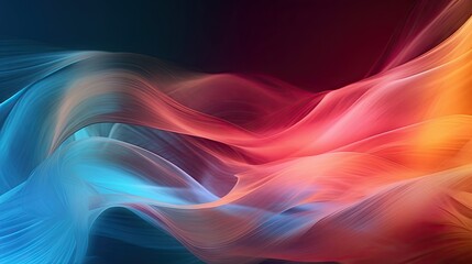 Fototapeta premium A colorful abstract background with wavy lines. Abstract background created with Generative Ai Technology