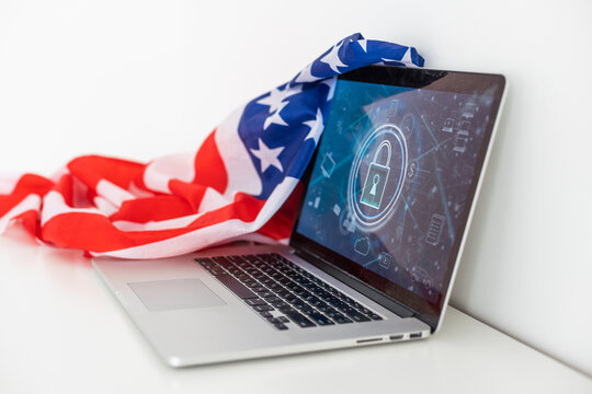 Cyber security and network protection with cybersecurity expert working on secure access internet to protect server against cybercrime. 