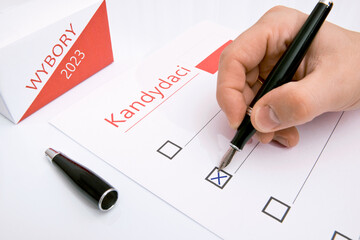 Kandydaci w wyborach 2023 - obrazy, fototapety, plakaty