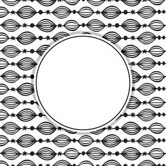 Abstract geometric pattern with small and large rhombuses. Design element for web banners, posters, cards, wallpapers, backdrops, panels Black and white color Vector illustration