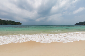 beautiful beach and sky at Ang Thong National Marine Park,tropical paradise,Samui District, Suratthani, Thailand
