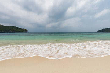 beautiful beach and sky at Ang Thong National Marine Park,tropical paradise,Samui District, Suratthani, Thailand