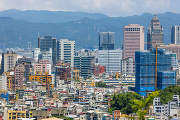 Fototapeta na wymiar Taipei city downtown