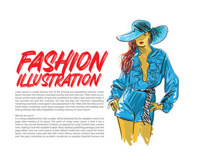 Fashion illustration