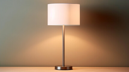 Contemporary Table Lamp. Illuminating Style. Created with Generative AI