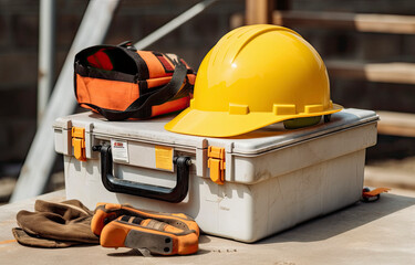 Fototapeta premium La pause de l'ouvrier