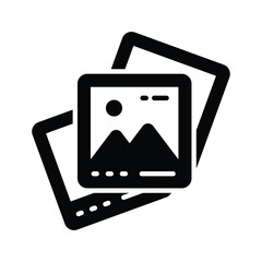 An icon of beautiful landscape images in modern style, easy to use icon