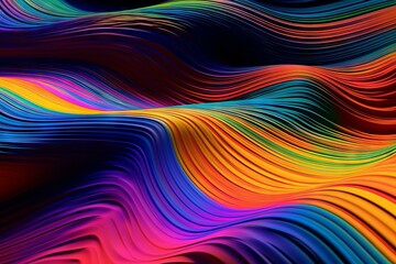 Abstract colorful surreal background or backdrop. AI generated, human enhanced.