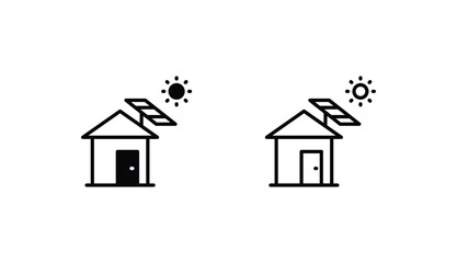 Eco Home icon design with white background stock illustration