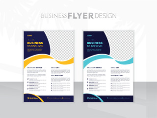 Modern design poster flyer layout template. Annual report brochure flyer design template vector, Leaflet presentation. Layout in A4 Size.
