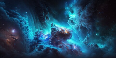 Colorful space galaxy cloud nebula. Stary night cosmos. Universe science astronomy. Supernova background wallpaper	