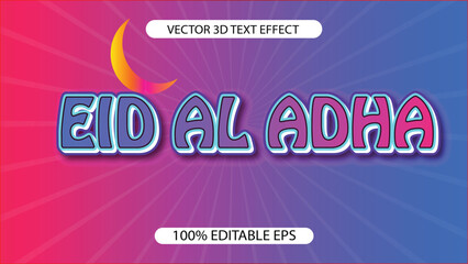 Editable text effect vector design 