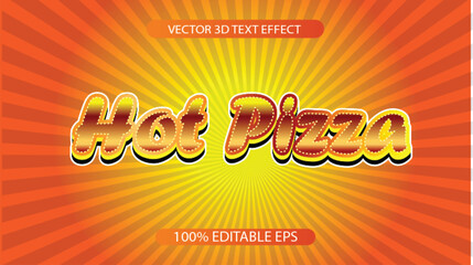 Editable text effect vector design 