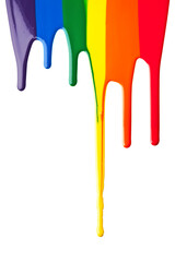 Obraz na płótnie Canvas Runny Color Spectrum