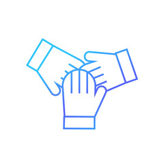 Handshake thin line icon. Handshake vector linear illustration, sign, symbol