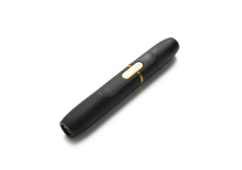 Fototapeta premium Modern electronic cigar isolated on white background