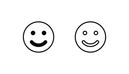 Emoji icon design with white background stock illustration