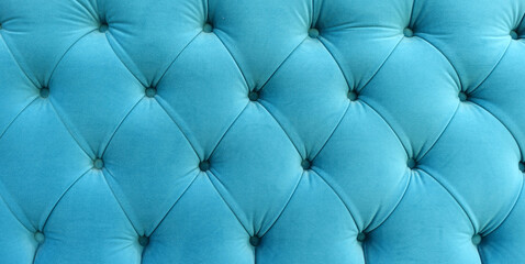 Blue material as background or texture.