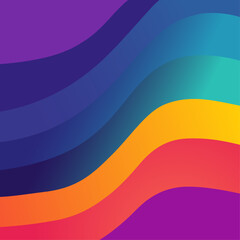 Wavy modern colors abstraction for covers and banners