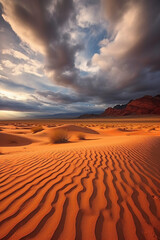 Beautiful Desert landscape. AI generative