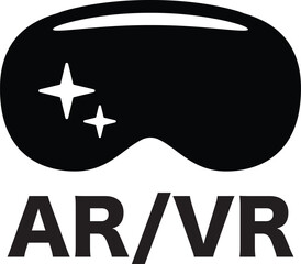 AR/VR virtual vision icon
