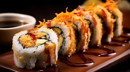 Tempura Roll: Crispy and Savory Deep-Fried Sushi