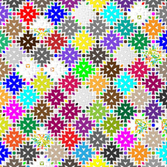 Vector background with colorful pattern. Abstract background. Perfect for fashion, textile design, cute themed fabric, on wall paper, wrapping paper and home decor.