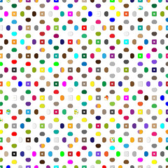 Vector background with colorful pattern. Abstract background. Perfect for fashion, textile design, cute themed fabric, on wall paper, wrapping paper and home decor.