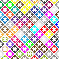 Vector background with colorful pattern. Abstract background. Perfect for fashion, textile design, cute themed fabric, on wall paper, wrapping paper and home decor.