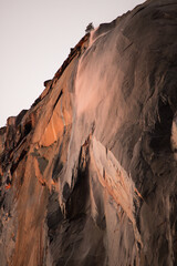 Horsetail falls in Yosemite National Park