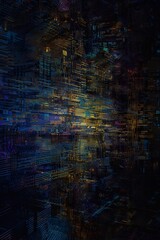 Abstract futuristic technology background, Created with generative AI