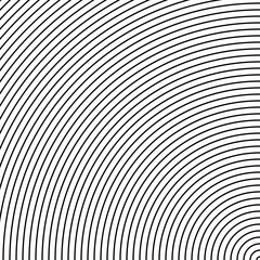 Surface pattern design with symmetrical curves ornament. Rounded color lines. Striped motif. Stripes wallpaper. Digital paper for page fills, web designing, textile print. Vector art illustration.