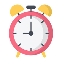 Alarm Clock Flat Icon
