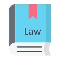 Company Law Flat Icon