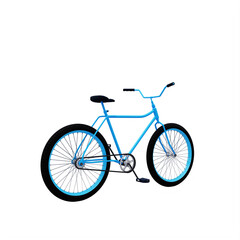 Fototapeta premium Blue Bicycle for kids