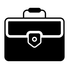 Business Bag Glyph Icon