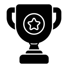 Trophy Glyph Icon