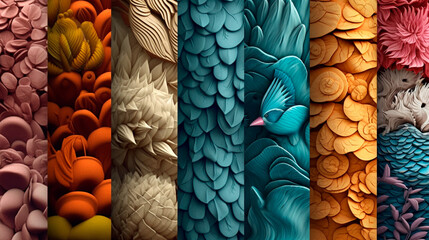beautiful wallpapers, textures and backgrounds. Generative AI