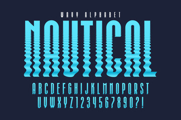 Distorted bright light characters, retro-futuristic original type.