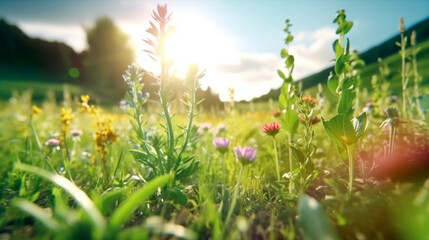 Obraz premium Harmony of Nature and Technology: Sustainable Seed Planting and Digital Technology Fusion in UHD Image Style in 8K. Generative AI