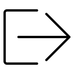 Obraz premium exit icon