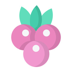 Acia Berry Flat Icon