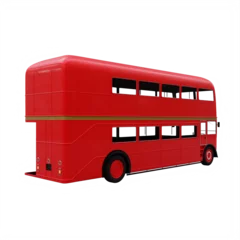 Rolgordijnen Dobble decker Bus © onay