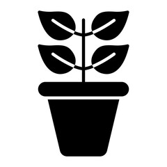 Plant Glyph Icon