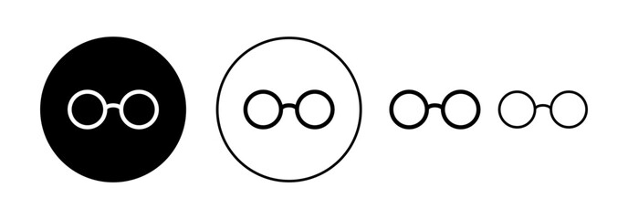 Glasses icon vector for web and mobile app. Glasses sign and symbol