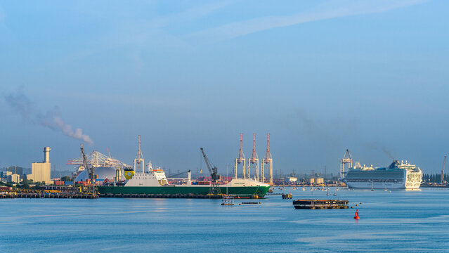 Mayflower Cruise Terminal and Docks in Southampton, Hampshire, England