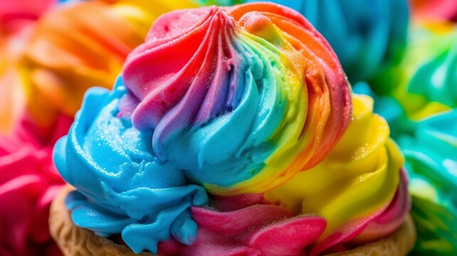 Rainbow Fantasy: Colorful Delight Of Sherbet